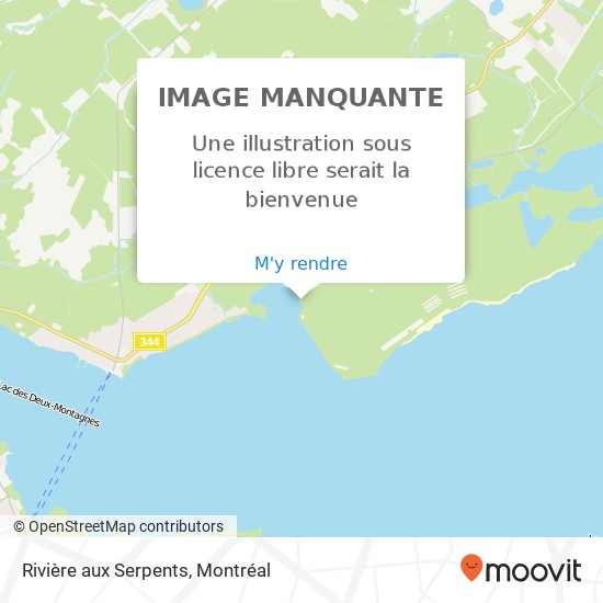 Rivière aux Serpents plan