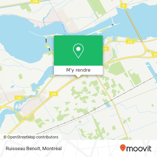 Ruisseau Benoît plan