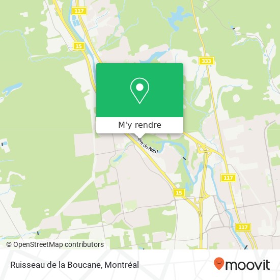 Ruisseau de la Boucane plan