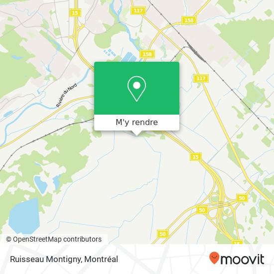 Ruisseau Montigny plan