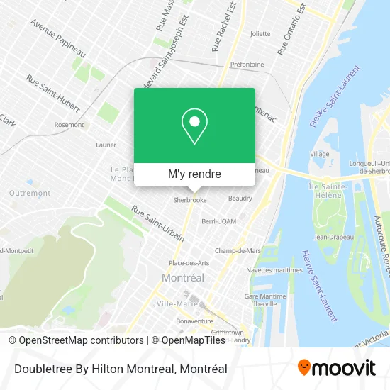 Doubletree By Hilton Montreal plan
