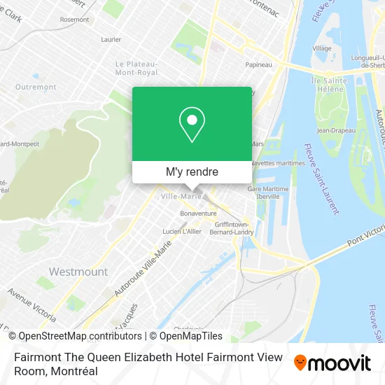 Fairmont The Queen Elizabeth Hotel Fairmont View Room plan