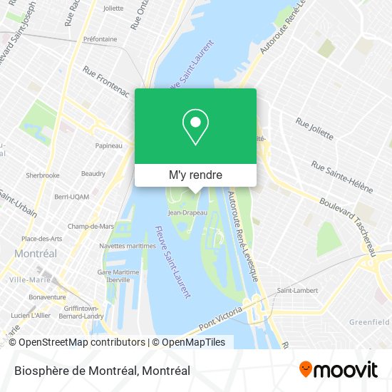 Biosphère de Montréal plan