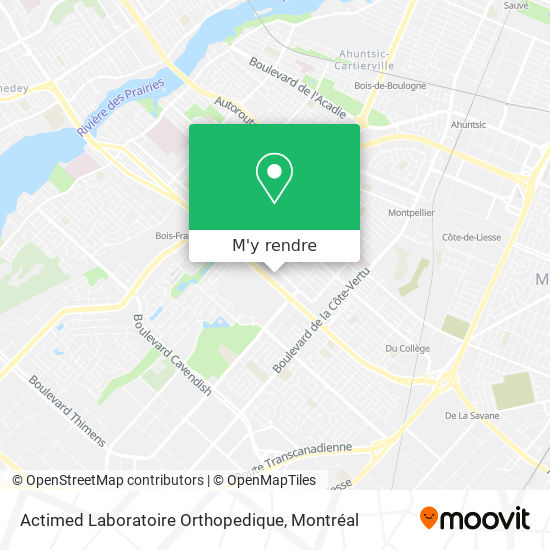 Actimed Laboratoire Orthopedique plan