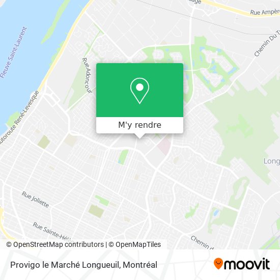 Provigo le Marché Longueuil plan