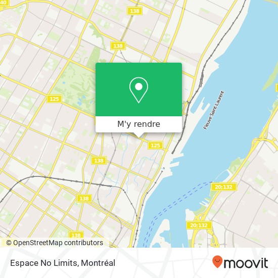 Espace No Limits, 2030 Boulevard Pie-IX Montréal, QC H1V 2C8 plan