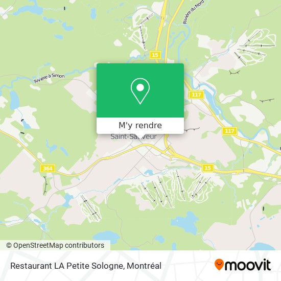 Restaurant LA Petite Sologne plan