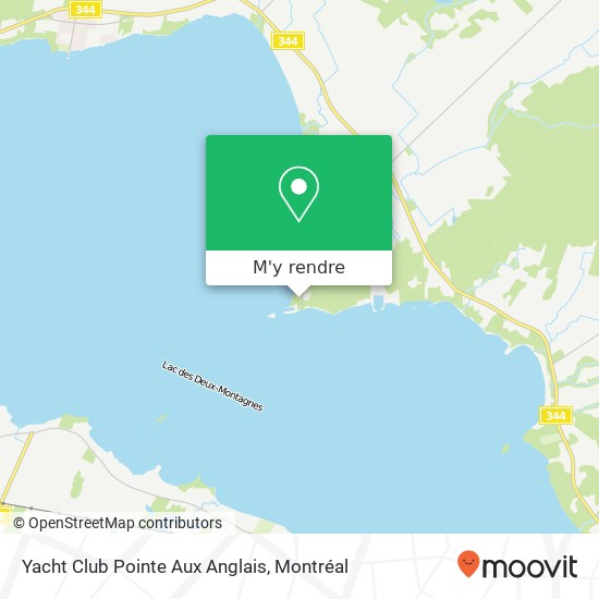 Yacht Club Pointe Aux Anglais plan