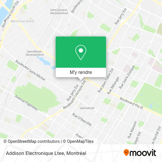 Addison Electronique Ltee plan