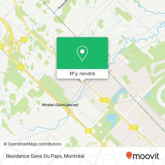 Residence Gens Du Pays plan