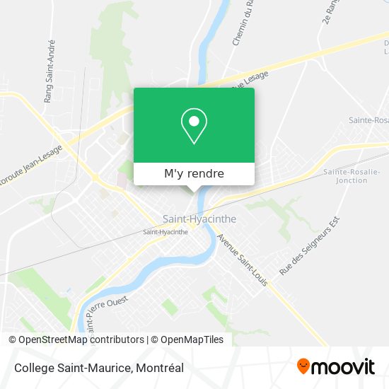 College Saint-Maurice plan
