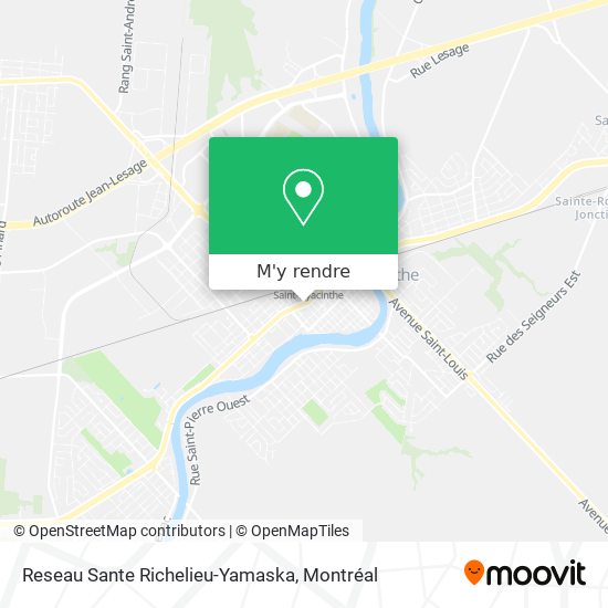 Reseau Sante Richelieu-Yamaska plan