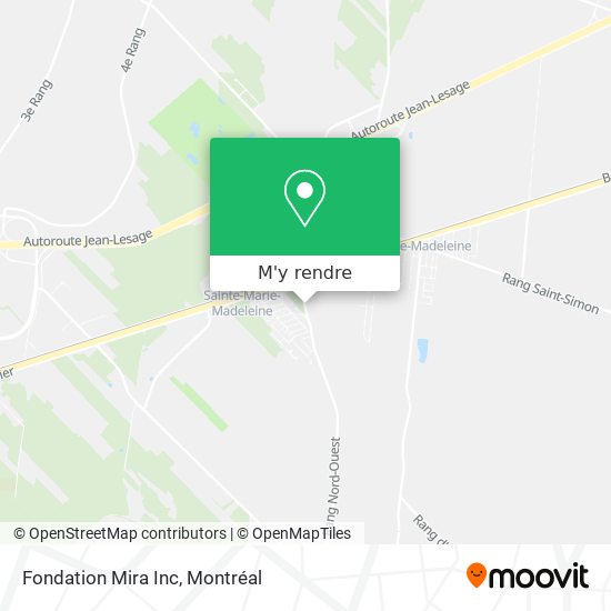 Fondation Mira Inc plan
