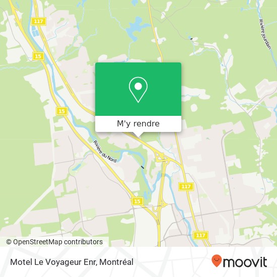 Motel Le Voyageur Enr plan