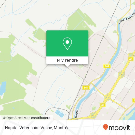 Hopital Veterinaire Venne plan