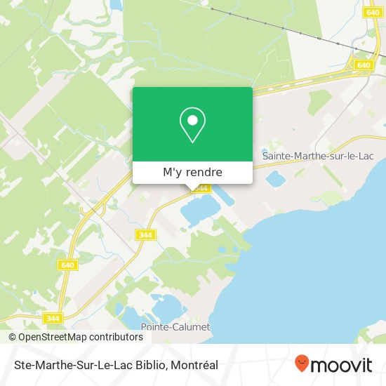 Ste-Marthe-Sur-Le-Lac Biblio plan