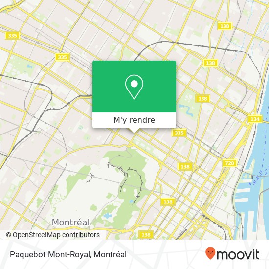 Paquebot Mont-Royal plan