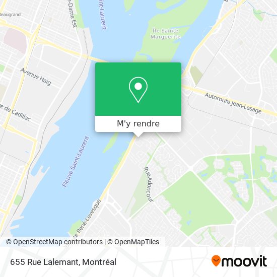 655 Rue Lalemant plan