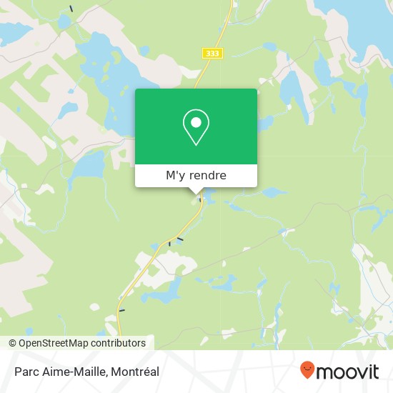 Parc Aime-Maille plan