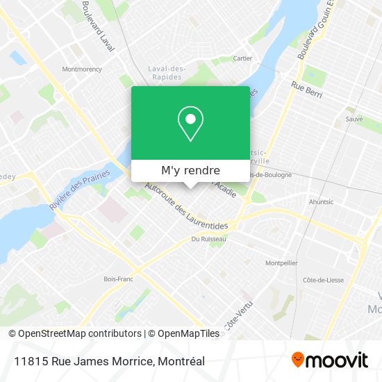 11815 Rue James Morrice plan