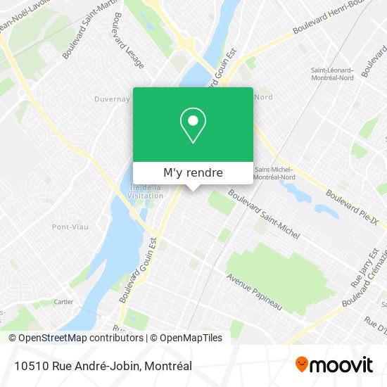 10510 Rue André-Jobin plan