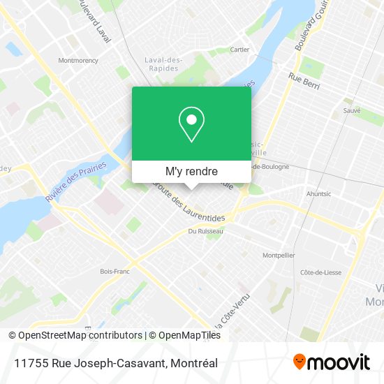 11755 Rue Joseph-Casavant plan