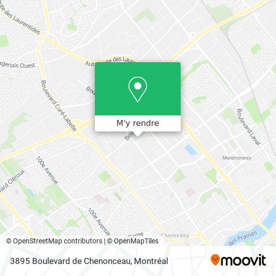 3895 Boulevard de Chenonceau plan
