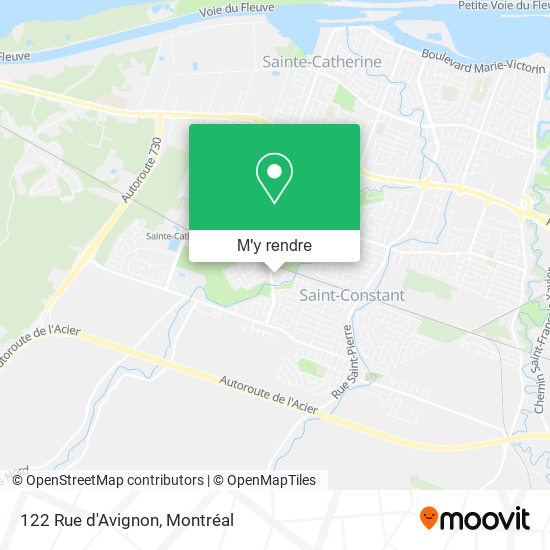 122 Rue d'Avignon plan