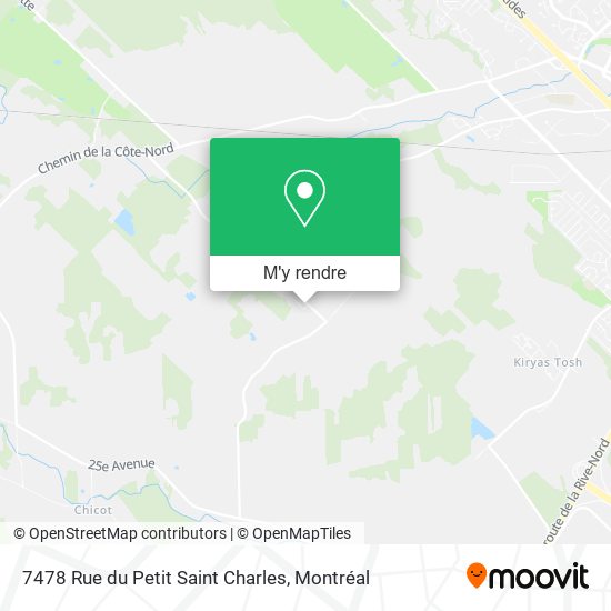 7478 Rue du Petit Saint Charles plan