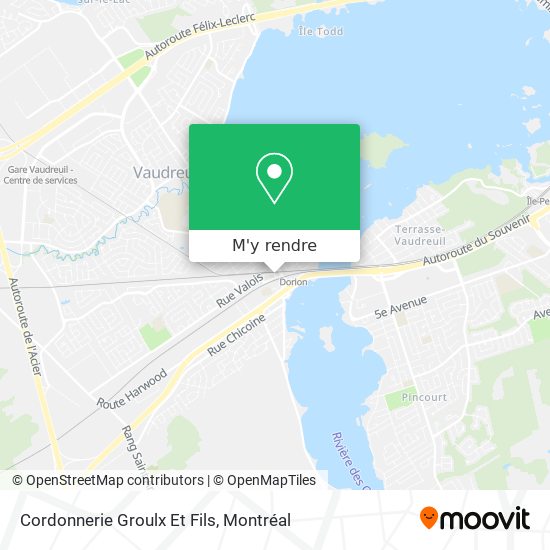 Cordonnerie Groulx Et Fils plan