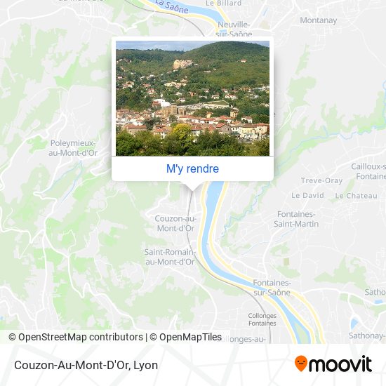 Couzon-Au-Mont-D'Or plan