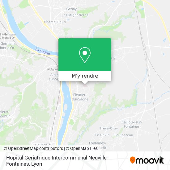 Hôpital Gériatrique Intercommunal Neuville-Fontaines plan