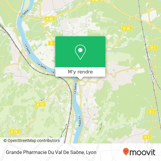 Grande Pharmacie Du Val De Saône plan