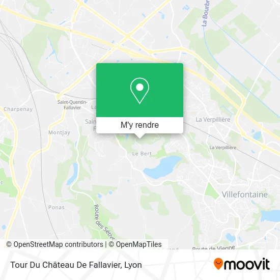 Tour Du Château De Fallavier plan