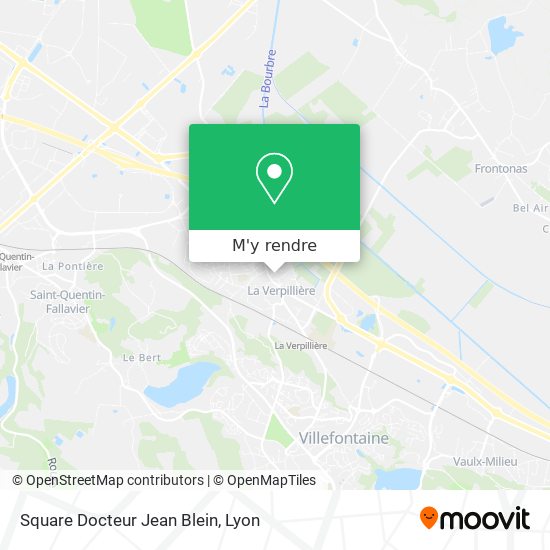 Square Docteur Jean Blein plan