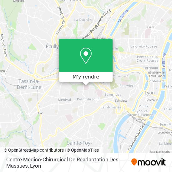 Centre Médico-Chirurgical De Réadaptation Des Massues plan