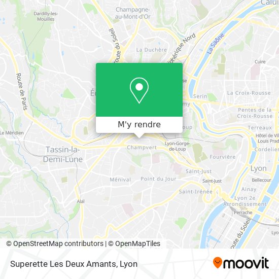 Superette Les Deux Amants plan