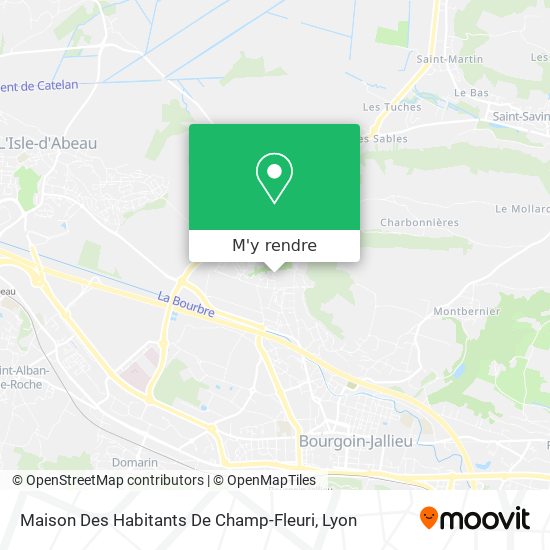 Maison Des Habitants De Champ-Fleuri plan
