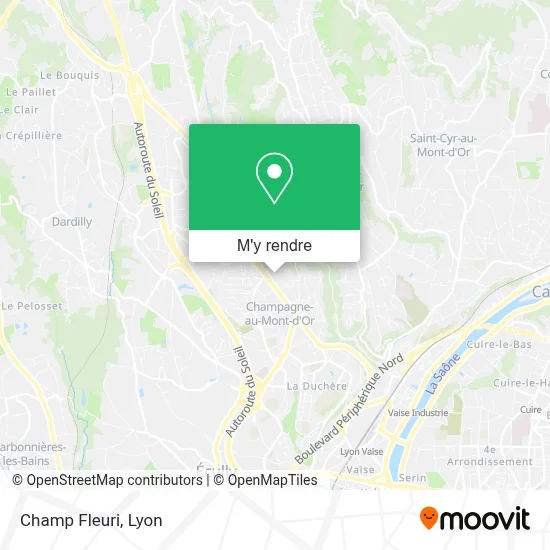 Champ Fleuri plan