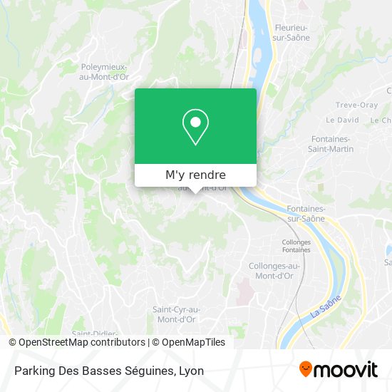 Parking Des Basses Séguines plan