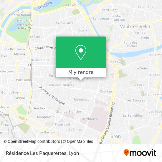 Résidence Les Paquerettes plan