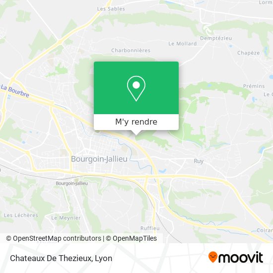 Chateaux De Thezieux plan