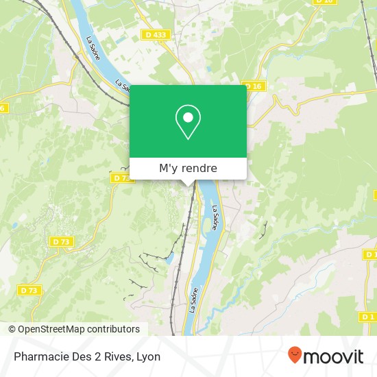 Pharmacie Des 2 Rives plan