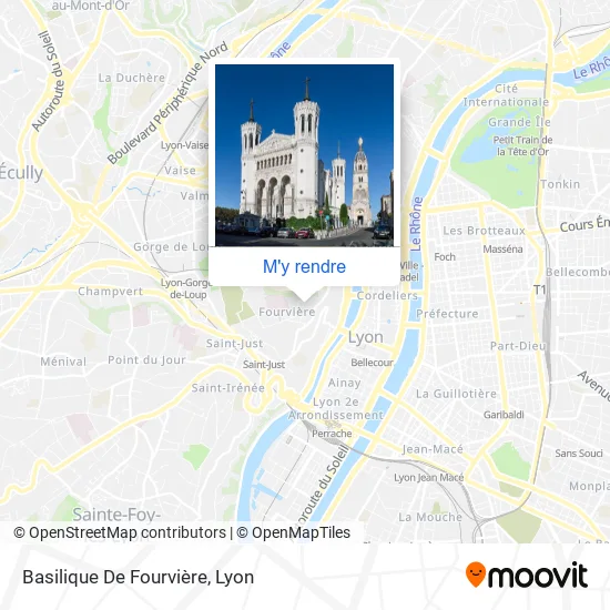 Basilique De Fourvière plan