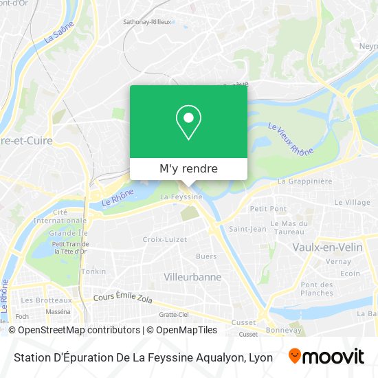 Station D'Épuration De La Feyssine Aqualyon plan