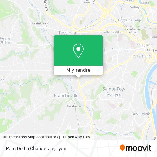 Parc De La Chauderaie plan
