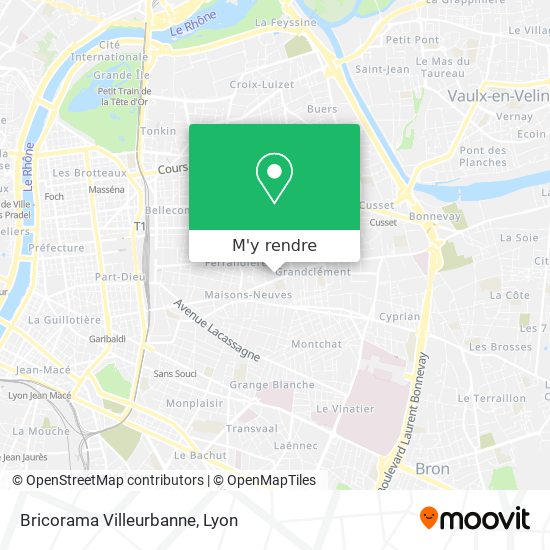 Bricorama Villeurbanne plan
