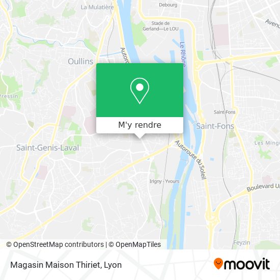 Magasin Maison Thiriet plan