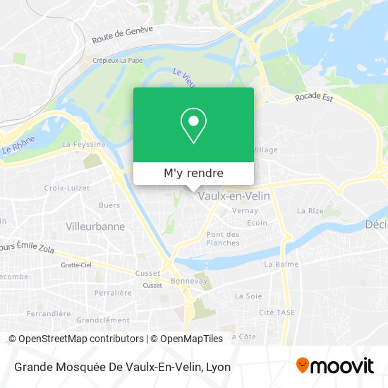 Grande Mosquée De Vaulx-En-Velin plan
