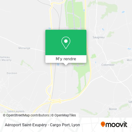Aéroport Saint-Exupéry - Cargo Port plan